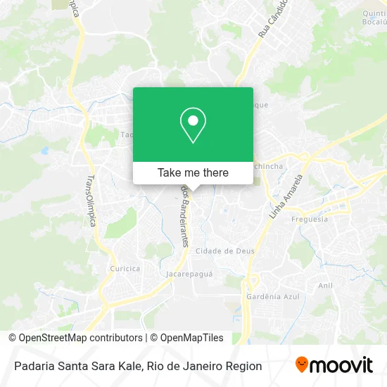 Padaria Santa Sara Kale map