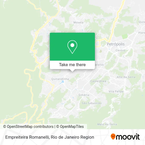 Empreiteira Romanelli map