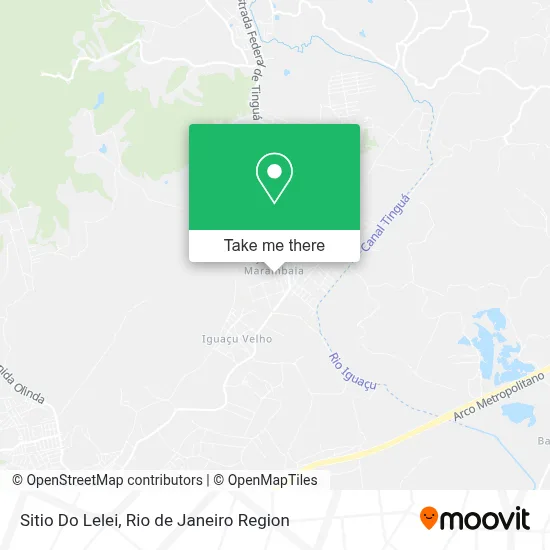 Sitio Do Lelei map