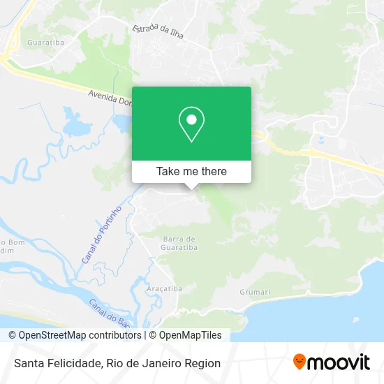 Santa Felicidade map