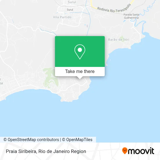 Praia Siribeira map