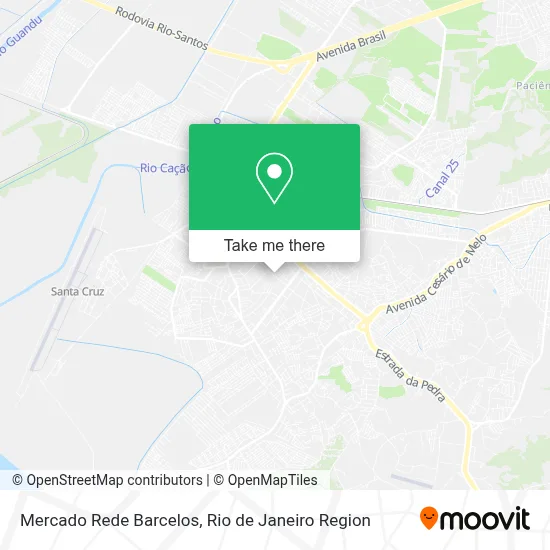 Mercado Rede Barcelos map