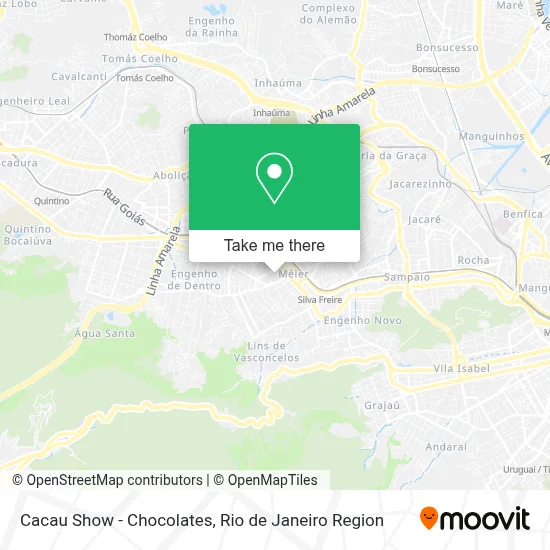Cacau Show - Chocolates map