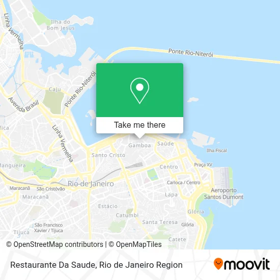 Restaurante Da Saude map