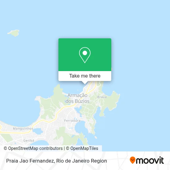 Praia Jao Fernandez map