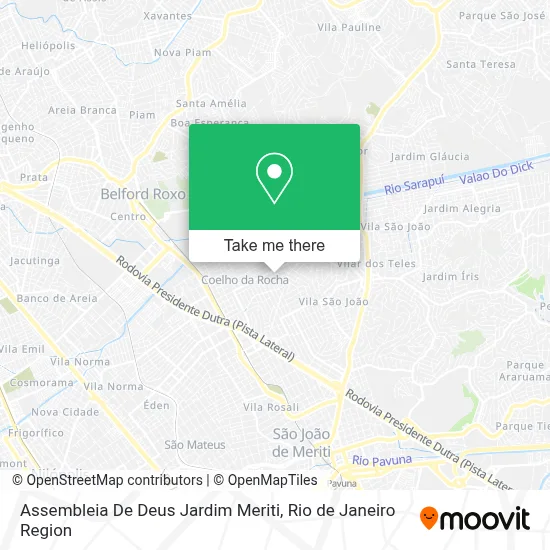 Assembleia De Deus Jardim Meriti map