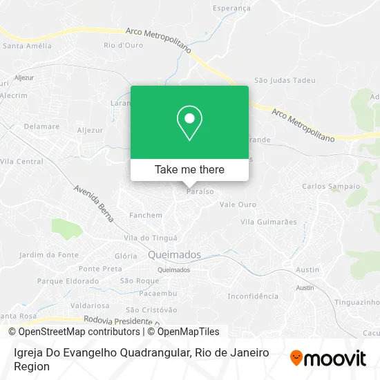 Igreja Do Evangelho Quadrangular map