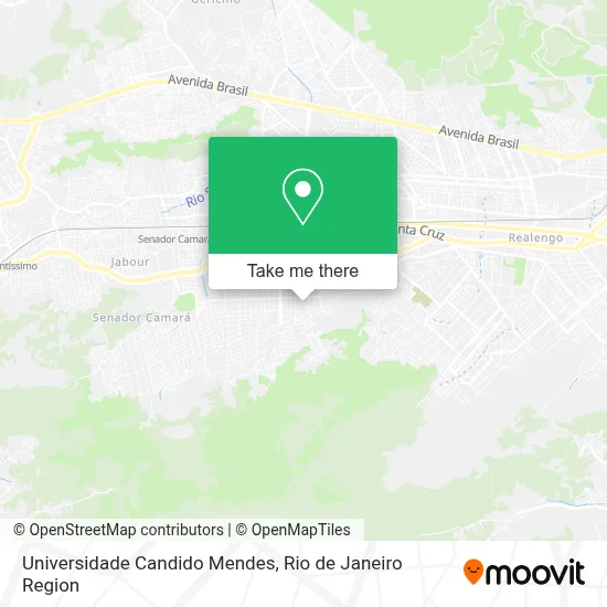 Universidade Candido Mendes map