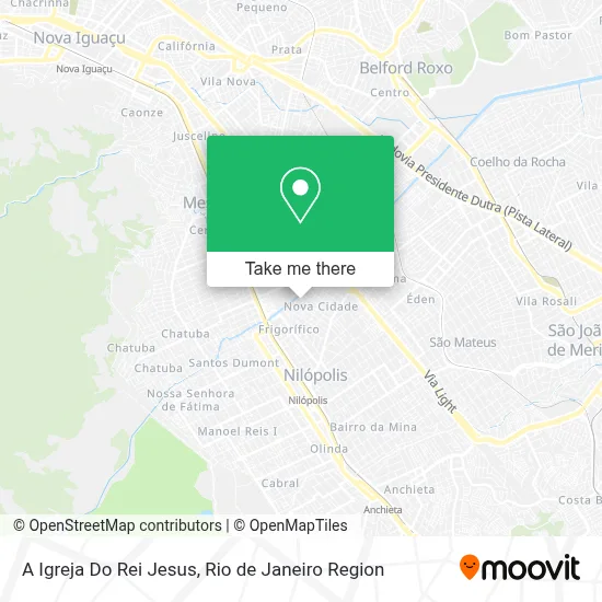 A Igreja Do Rei Jesus map