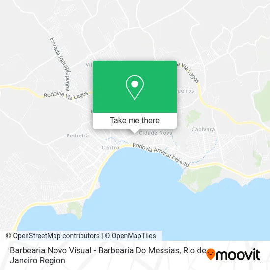 Barbearia Novo Visual - Barbearia Do Messias map