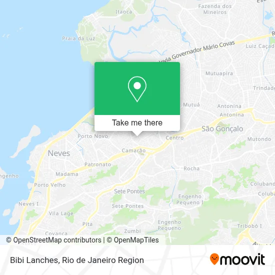 Bibi Lanches map