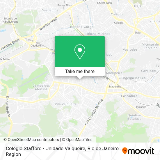 Colégio Stafford - Unidade Valqueire map