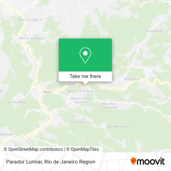 Parador Lumiar map