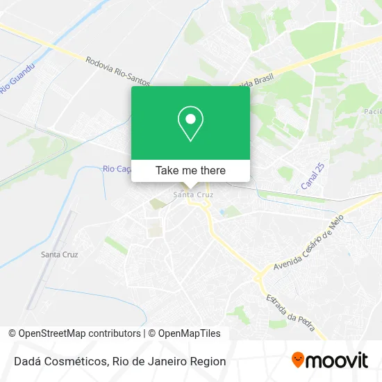 Dadá Cosméticos map