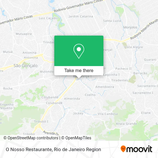 O Nosso Restaurante map