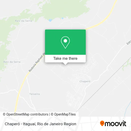 Chaperó - Itaguaí map