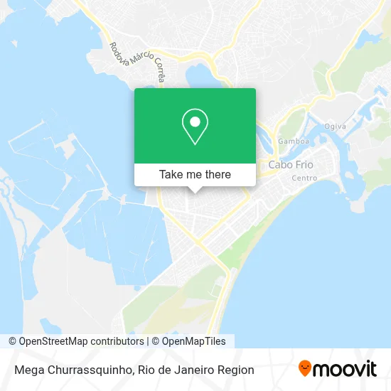 Mega Churrassquinho map