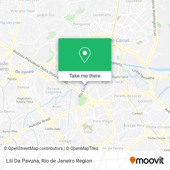 Lili Da Pavuna map