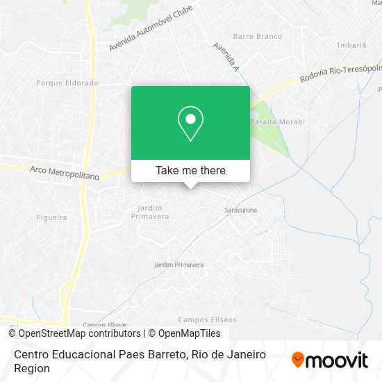 Centro Educacional Paes Barreto map