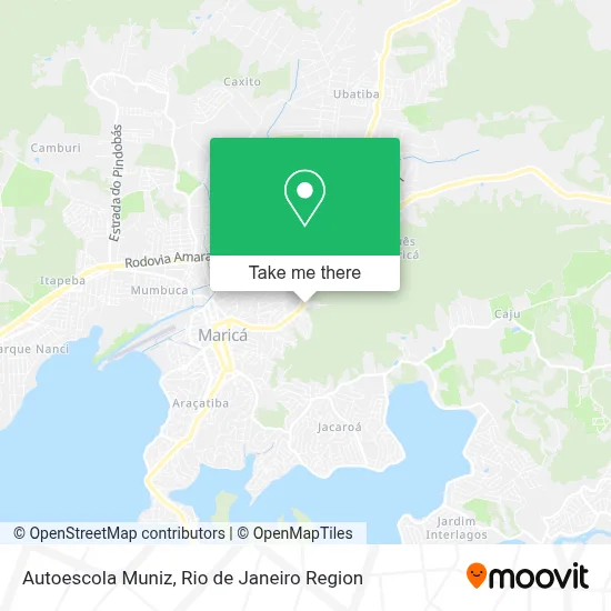 Autoescola Muniz map