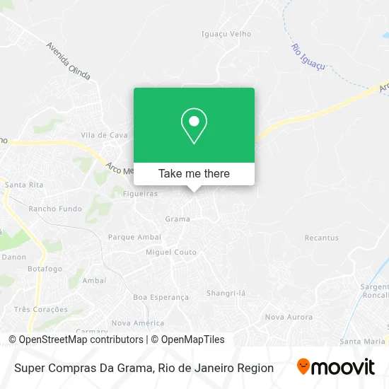 Super Compras Da Grama map