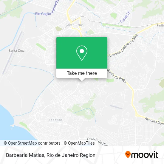 Barbearia Matias map