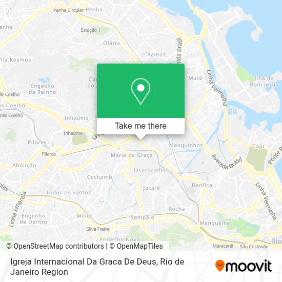 Igreja Internacional Da Graca De Deus map