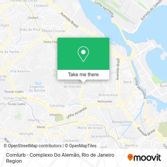 Comlurb - Complexo Do Alemão map