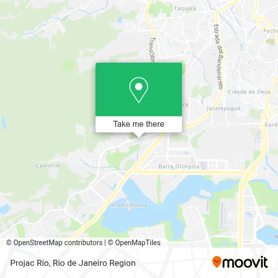 Projac Rio map