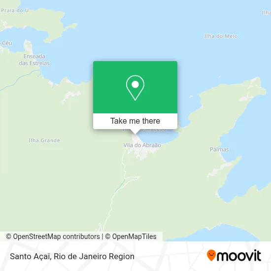 Santo Açai map