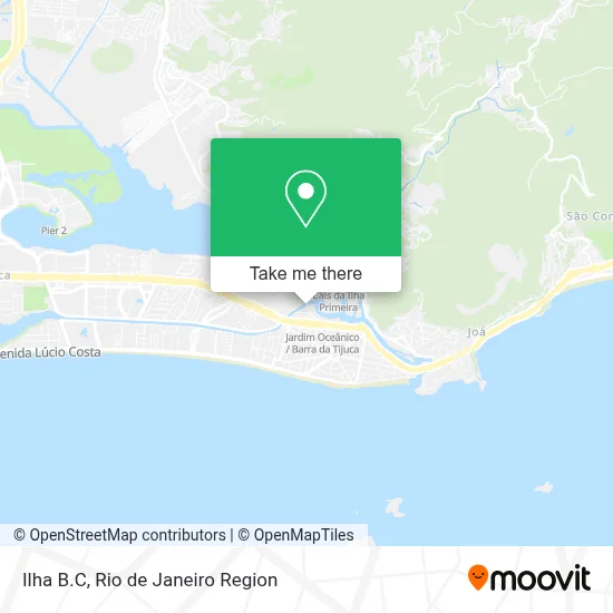 Ilha B.C map