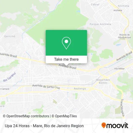 Upa 24 Horas - Mare map