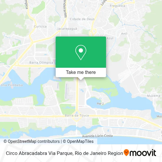 Circo Abracadabra Via Parque map
