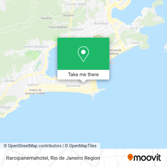 Raroipanemahotel map