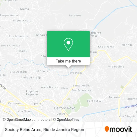 Society Belas Artes map