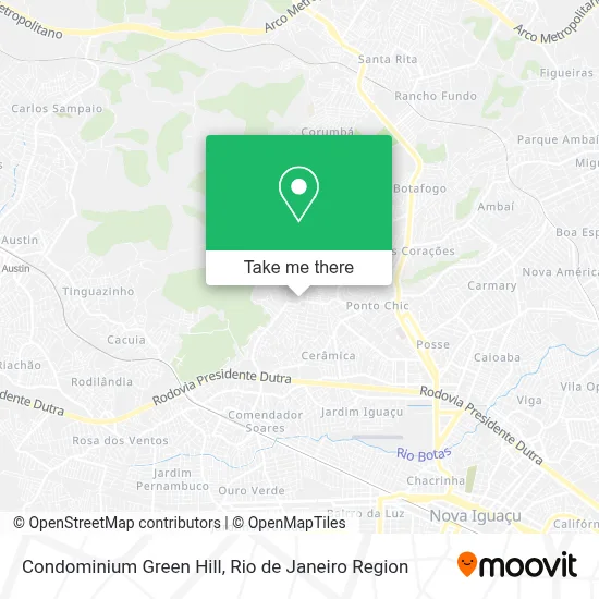 Condominium Green Hill map