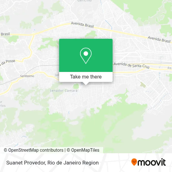 Suanet Provedor map