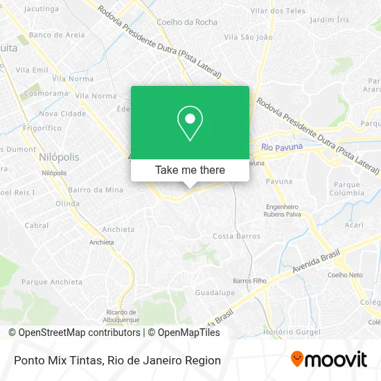 Ponto Mix Tintas map