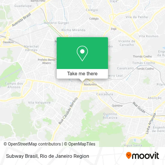Subway Brasil map