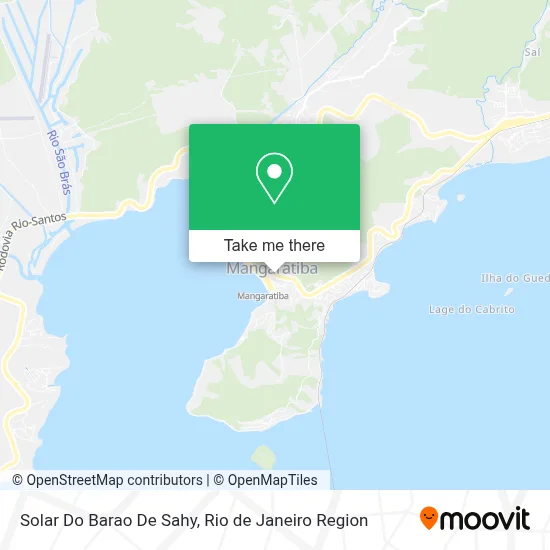 Solar Do Barao De Sahy map