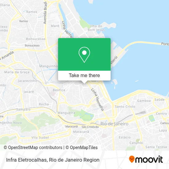 Infra Eletrocalhas map