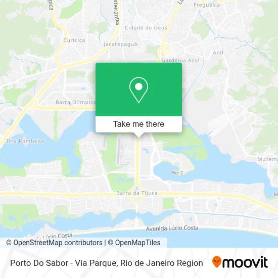 Porto Do Sabor - Via Parque map