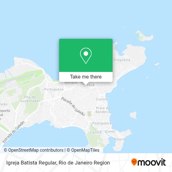 Igreja Batista Regular map
