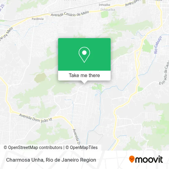 Charmosa Unha map