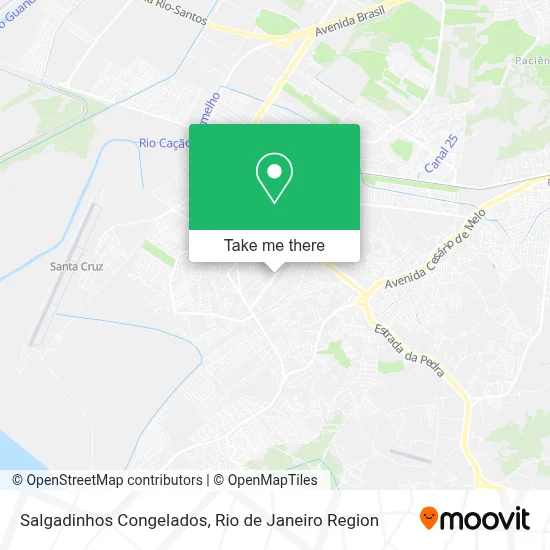 Salgadinhos Congelados map
