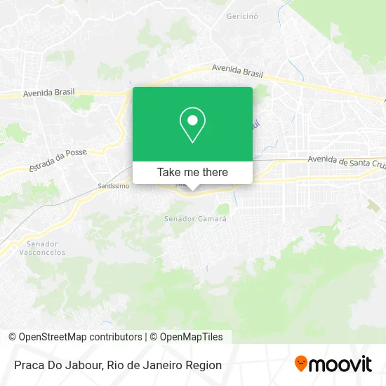 Praca Do Jabour map