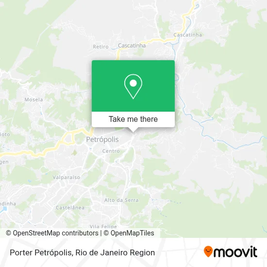 Porter Petrópolis map