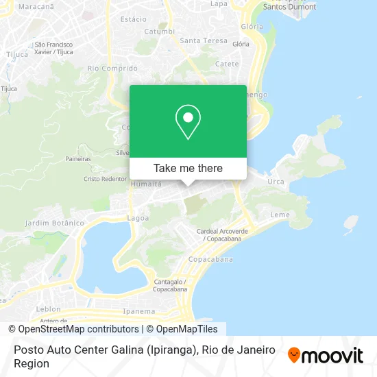 Posto Auto Center Galina (Ipiranga) map
