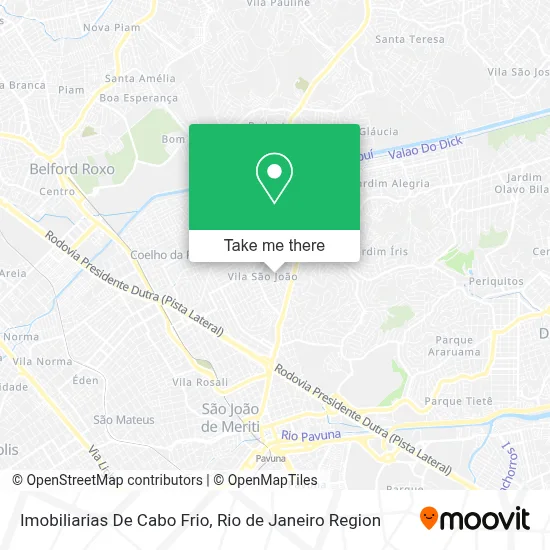 Imobiliarias De Cabo Frio map