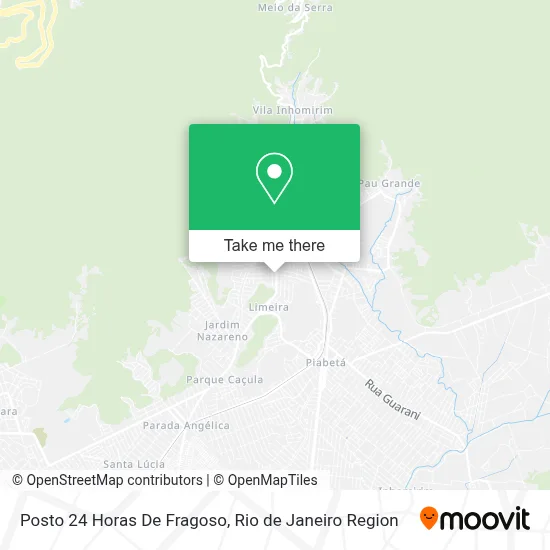 Posto 24 Horas De Fragoso map